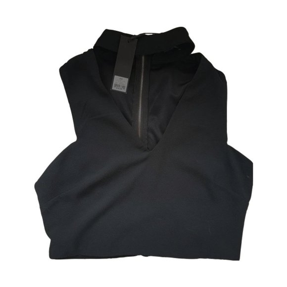 Crop Top with Choker - Zipper Back by Revamped - Picture 4 of 5